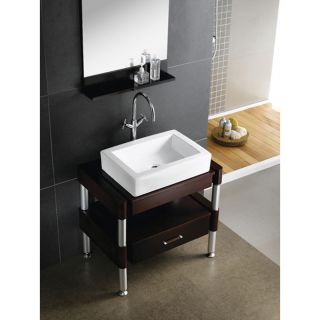 White Vitreous China 18 inch Vessel Bathroom Sink Today: $139.99 5.0