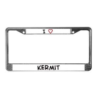 I Love Kermit License Plate Frame by  Sports