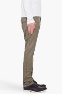 Diesel Green Chino Trousers for men