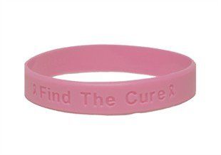 Find the Cure Pink Breast Cancer Awareness Wristband