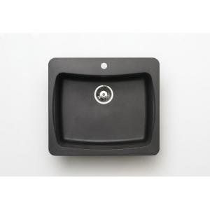 Pegasus AL10MB 25 Inch by 22 Inch Granite Single Bowl Kitchen Sink