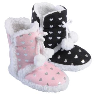 Journee Collection Girls K Mimiheart Pom Pom Slipper Boots Today $