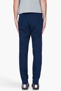 Wings + Horns Navy Enzyme Wash Lounge Pants for men