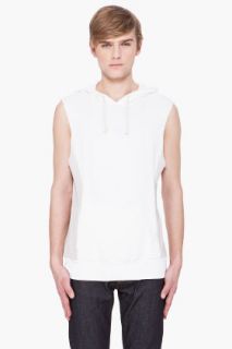 Shades Of Grey By Micah Cohen Raw Hooded Tank Top for men
