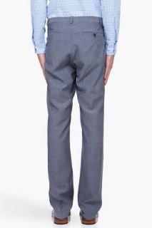 Shipley & Halmos Grey Grand Suit Pants for men