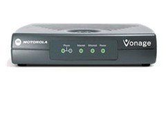 Phone Adapter with Router Motorola VT2142, Vonage