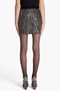 Theory Rickenas Silk Sequin Skirt for women