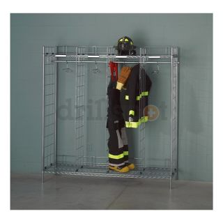 Grove FDS 24/18 Turnout Gear Rack, 2 Side, 24 Compartment