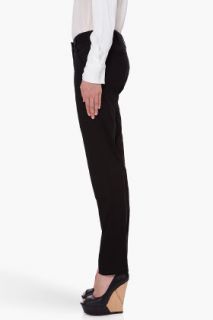 Proenza Schouler Black Tapered Trousers for women