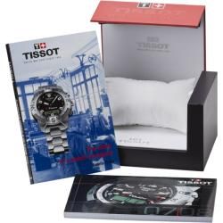 Tissot Mens T Sport V8 Black Strap Chronograph Watch