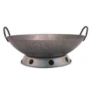 14 inch Carbon Steel Hand Hammered Wok (incl. wok ring