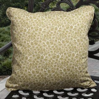 Ava Outdoor Fennel Green Pillows (Set of 2)