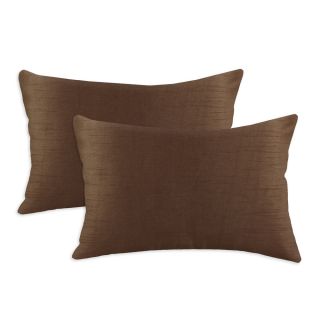 Pillow Perfect Brown/ Beige Damask Rectangular Throw Pillow
