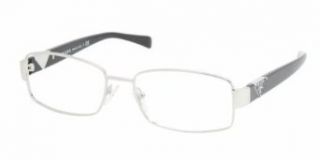 Prada Womens 56n Pale Gold / White Frame Metal Eyeglasses
