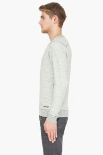 Diesel Grey Slack s Henley Sweater for men