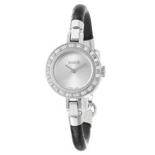 Coach Womens Gallery Silver Dial Leather Watch Today $489.99