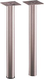 Gibraltar Stainless Steel Table Leg w/ 2 inch Diameter