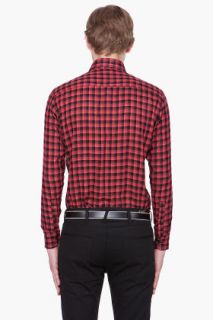 United Stock Dry Goods Red & Black Plaid Shirt for men