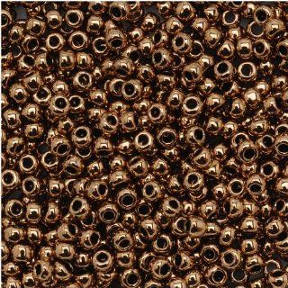 Toho Round Seed Beads 11/0 #221 Bronze 8 Gram Tube Arts