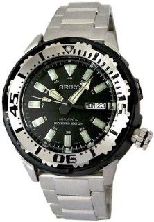 Seiko Mens SRP227 Stainless Steel Analog with Black Dial Watch
