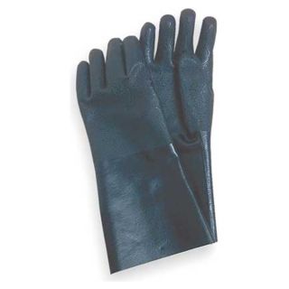Condor 3BA52 Chemical Resistant Glove, PVC, 14" L, PR