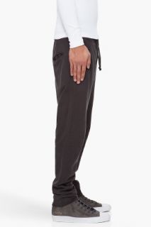 Shades Of Grey By Micah Cohen Washed Black Lounge Pants for men