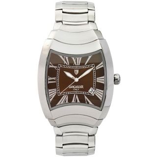 Lancaster Italy Mens Universo Tempo Steel Date Watch