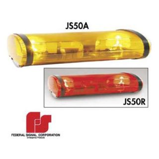 Federal Signal JM RED Mini Lightbar, Halogen, Red, Perm, 22 In