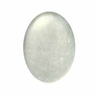 30x22mm Frosted Crystal Oval Cabochon   Pack Of 1 Arts