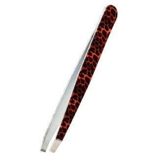 Cos Bar Tweezers Aspen   Orange Leopard Beauty