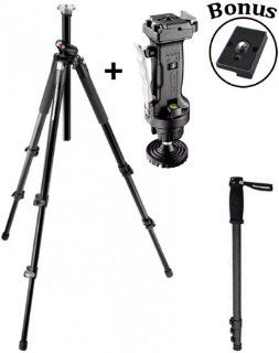 Manfrotto 055XPROB Tripod with 222 (3265) Joystick