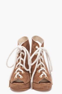 Opening Ceremony Stefania Lace Up Booties for women