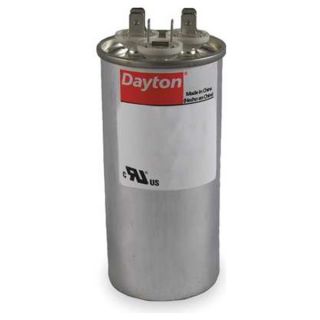 Dayton 2MEF7 Run Capacitor, 50/7.5 MFD, 370 VAC, Round
