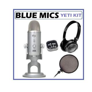 Blue Microphones Yeti USB Condenser Plug and Play Microphone with