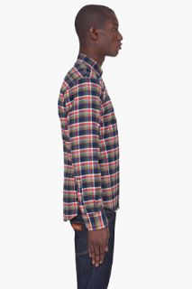 Dsquared2 Red Padded Plaid Shirt for men