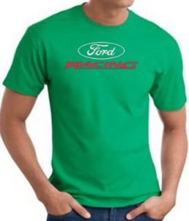 FORD RACING Classic Car Automotive Adult T shirt   Kelly