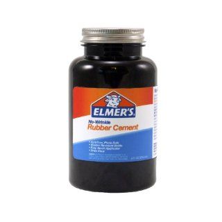 No Wrinkle Rubber Cement, 8 Ounces, Clear (231)