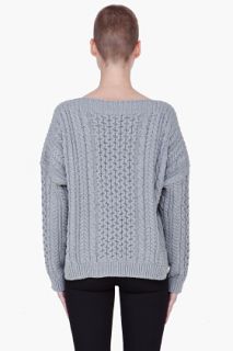 Marc By Marc Jacobs Grey Knit Geraldine Sweater for women