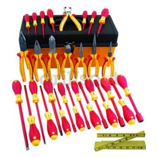 Wiha Tools 32896 31Pc Insulated Master Electricians Tool Set Be the