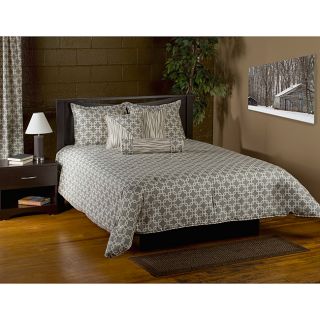 Nordic Grey 6 piece King Comforter Set
