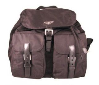 Prada Vela Nylon Large Backpack, Black Clothing