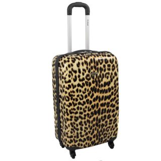 Rockland Leopard 20 inch Lightweight Hardside Spinner Carry on Luggage
