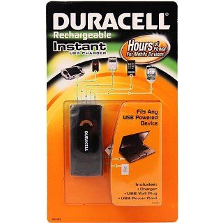 Duracell Rechargeable Instant USB Power Charger with Wall