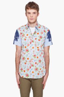 Comme Des Garçons Shirt Multicolor Dobby Print Shirt for men