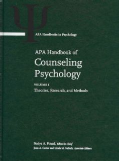 APA Handbook of Counseling Psychology (Hardcover)