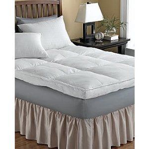233TC Cotton Featherbed Feather Bed Cover king 78x80