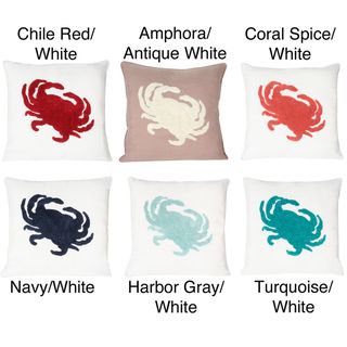 Crusty Crab Towel Stitch Pillow