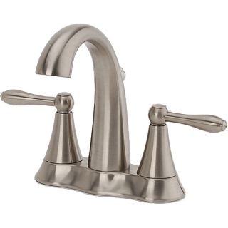 Brushed Nickel Centerset Bathroom Faucet Today: $145.69