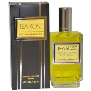 Tea Rose by Perfumers Workshop for Women   4 Ounce EDT