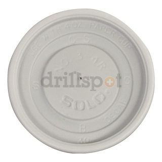 Solo Cup VL34R 0007 Disposable Lid, White, 4 oz, PK 1000